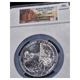5oz 2010 Grand Canyon Silver 25C NGC MS69