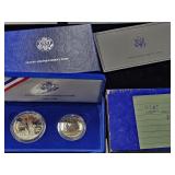 1986 S $1 Proof In Box Ellis Island