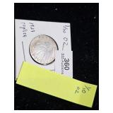 (1) 1/10 Oz Silver Rounds