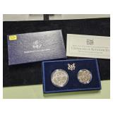 1994 $1 UNC In Box World Cup 2 Coin Set