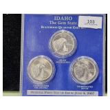 2007 Idaho State Set Quarter Uncirculated