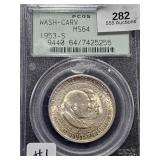 1953 S Commemorative Half PCGS MS64 Carver Wash.