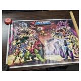 MOTU He-Man Poster 1984, 1986 Grid Warrior