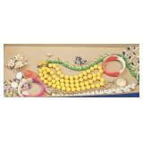 Colorful Jewelry Including Clampers & Necklaces