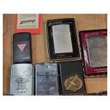 (6) Lighters - Zippos