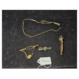 Anson Tie Clips & Necklace