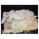 (2) Porcelain Christening Dolls