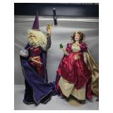 (2) Franklin Heirloom Dolls, Merlin, Celeste