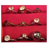 (9) Crystal & Other Rings