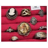 Cameo, Spoon, & Other Rings