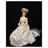 Gibson Girl Wedding Day Porcelain Doll
