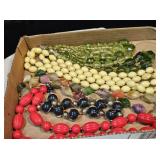 (5) Vintage Style Beaded Necklaces