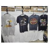 (4) Harley Davidson Shirts M & L