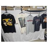 (5) Band Shirts L & XL Led Zepplin, Heart