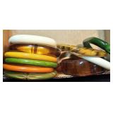 (10) Bangles Including Some Bakelite