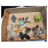 (21+) Broaches, Earrings, Clasps