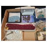 (7) Beautiful Beaded, Enamel, Turquoise Necklaces