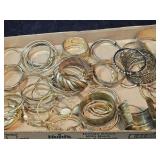 (25+) Gold Colored Bracelets & Bangles
