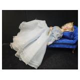 Sleeping Beauty w Blue Chase Porcelain Doll