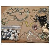 (12+) Necklaces,Rhinestone, Silver Tone,Gold-Like