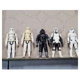 (5) Star Wars Figures 70-80s