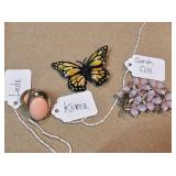 Ledo Earrings, Korea Butterfly, Sarah Cov Pink