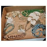 (12+) Beaded Necklace, Bracelet, Brooches