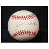 Johnny Mise Autographed Baseball PSA Cert
