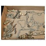 Rhinestone Necklace, Bracelet, Earring, Brooches