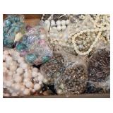 (17+) Beaded, Shell, Gold Tone Necklaces