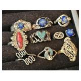 Cat's Eye Rings & Others