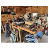 Contents of Left Side of Garage & Rafters