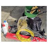 Lawn Chairs, Straps, Ice Scrapers