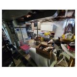Left Half of Basement & Rafter Content