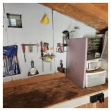 Right side of Back Wall in Shed