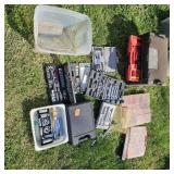 8 Cases of Sockets and small tools