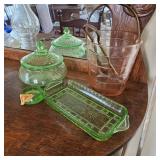 2 Green Pieces, Pick Ice Bucket