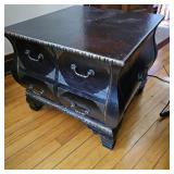 Square End Table with 2 Drawers on each side (8)