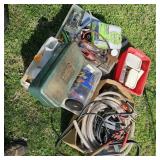 4 Boxes, Jumper Cables, Hose, Sockets,