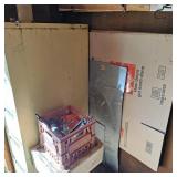 5 Drawer File Cabinet & Contents & 2 Pc Metal