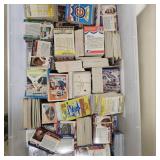 Tote of Loose Sport Cards