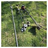 Ryobi gas trimmer, toro trimmer gas both with