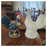 2 Rooster and a Peterboro Basket Co