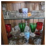 Sundae Glasses, Clear Glass, Platter, S & P, Misc