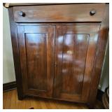 Jelly Cabinet, Chamfered Drawer with Hand Cut