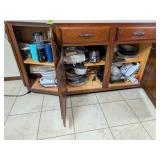 Contents of Lower Cabinets Entire Kitchen