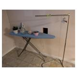 Clothes Rack, Ironing Board, Faux Plants, Misc