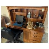 Office Desk w/Chair and Contents