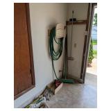 Water Hose, Reel, Contents of Corner