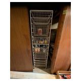 White Wire Shelving and Contents